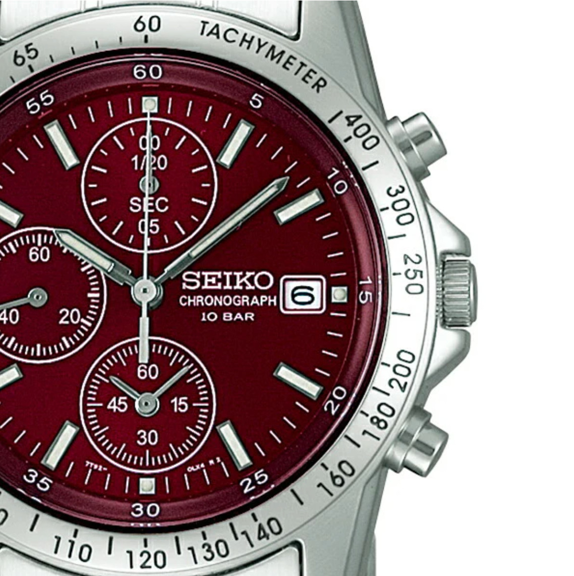 SEIKO SPIRIT SBTQ045 Chronograph RED Quartz Men’s Watch in Box New from Japan