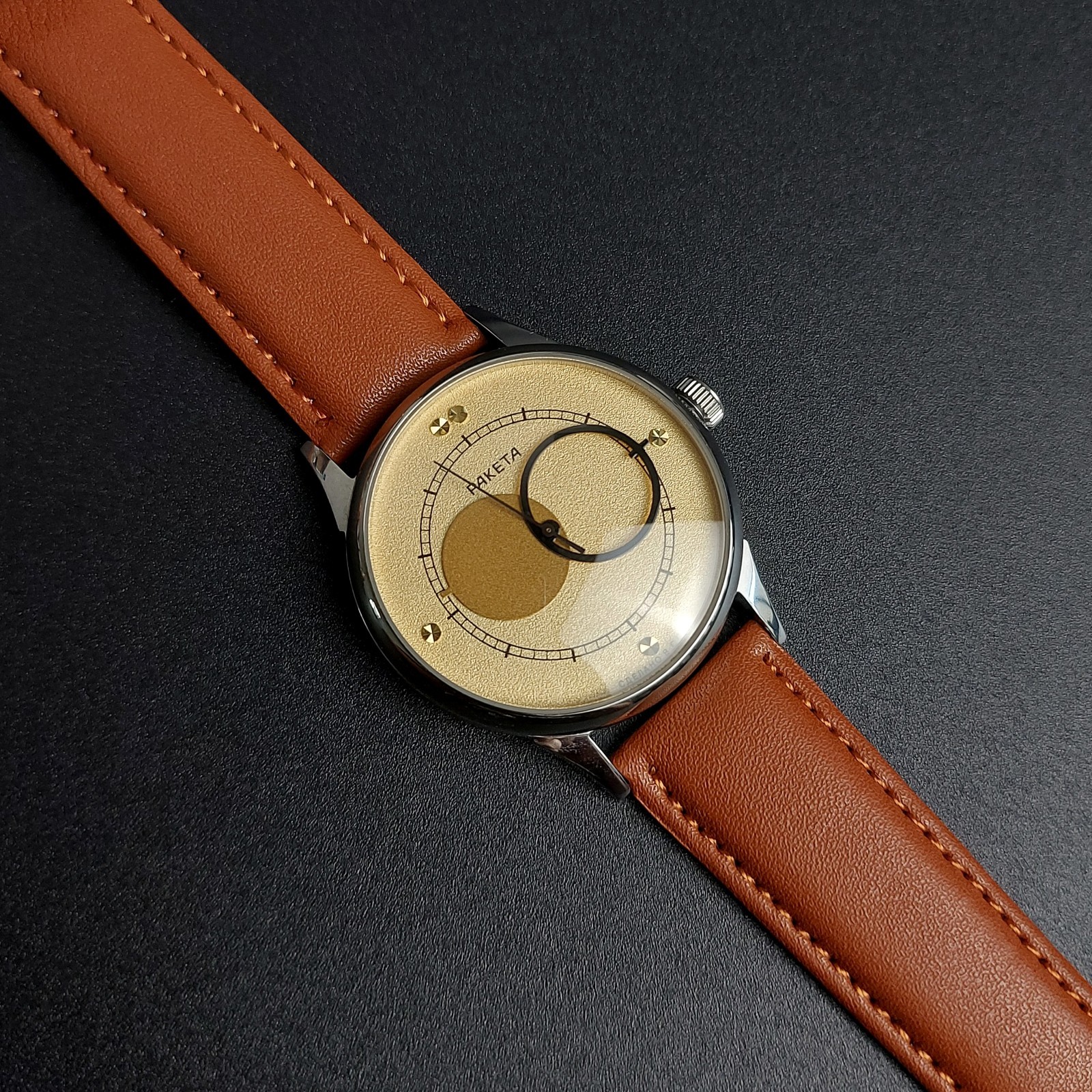 Raketa Copernic Vintage Men`s Watch Copernicus Kopernik Soviet Wristwatch USSR