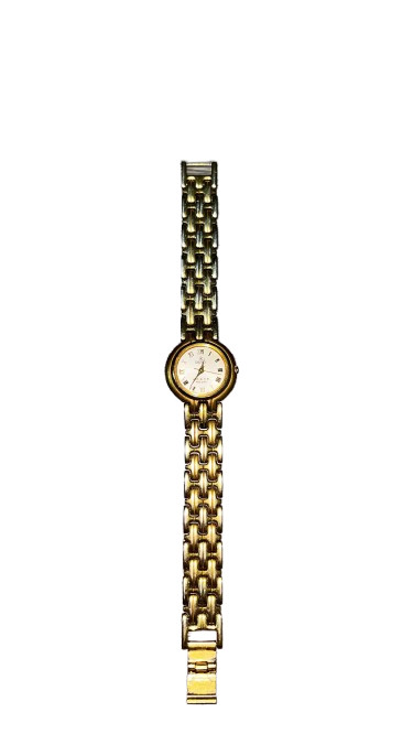 Vintage Darky Five Star Swiss Made Women’s Gold Plated Bracelet Watch 1990s 753.