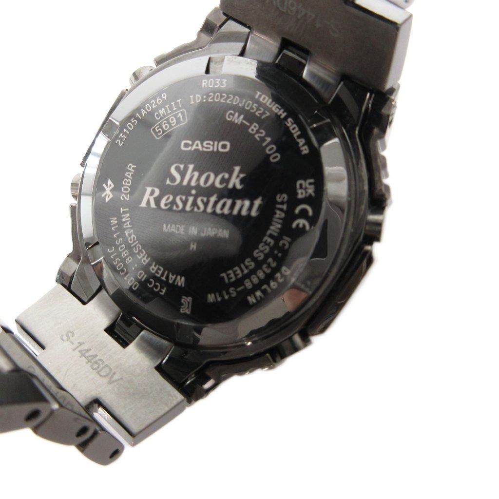 CASIO G SHOCK Watch Solar Radio Ana Digi Bluetooth Full Metal Black GM B2100BD 1
