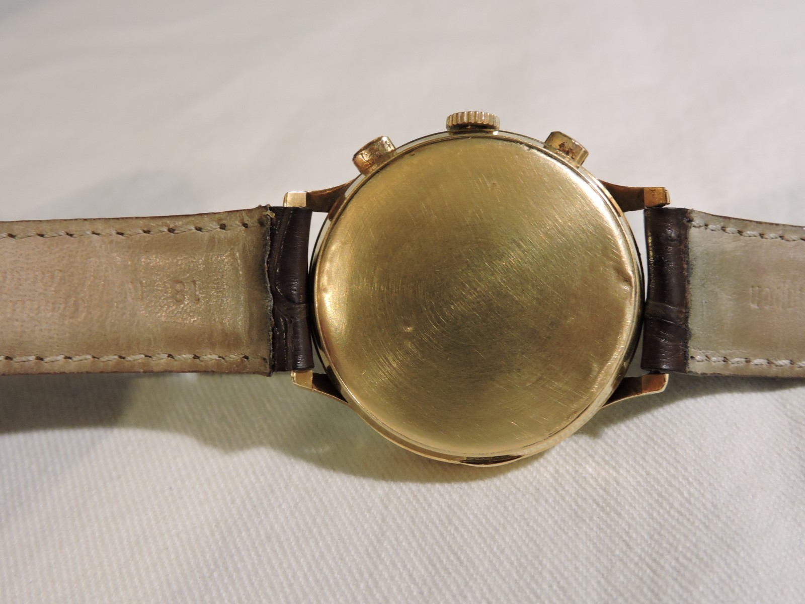 Vtg 18K Gold Record Geneve Longines Venus 175 TIMEGRAPHER Tachy Telemeter 1940’s