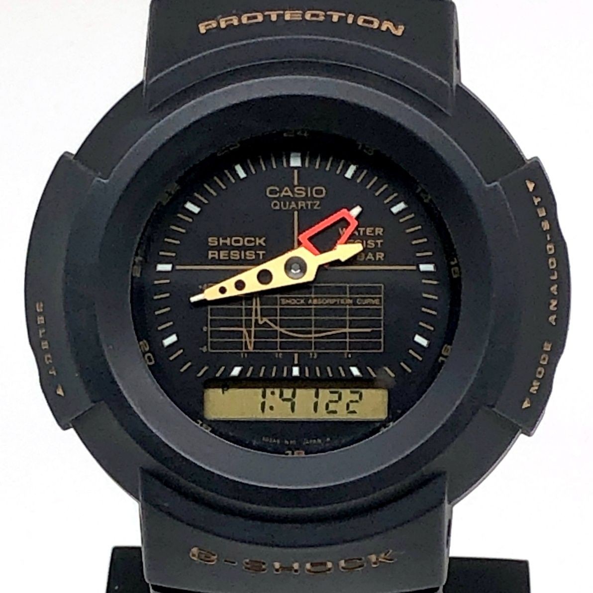 G SHOCK AW 500G 1E M380 20BAR Mark Shock Absorbing Curve Graph Ana Digi Release