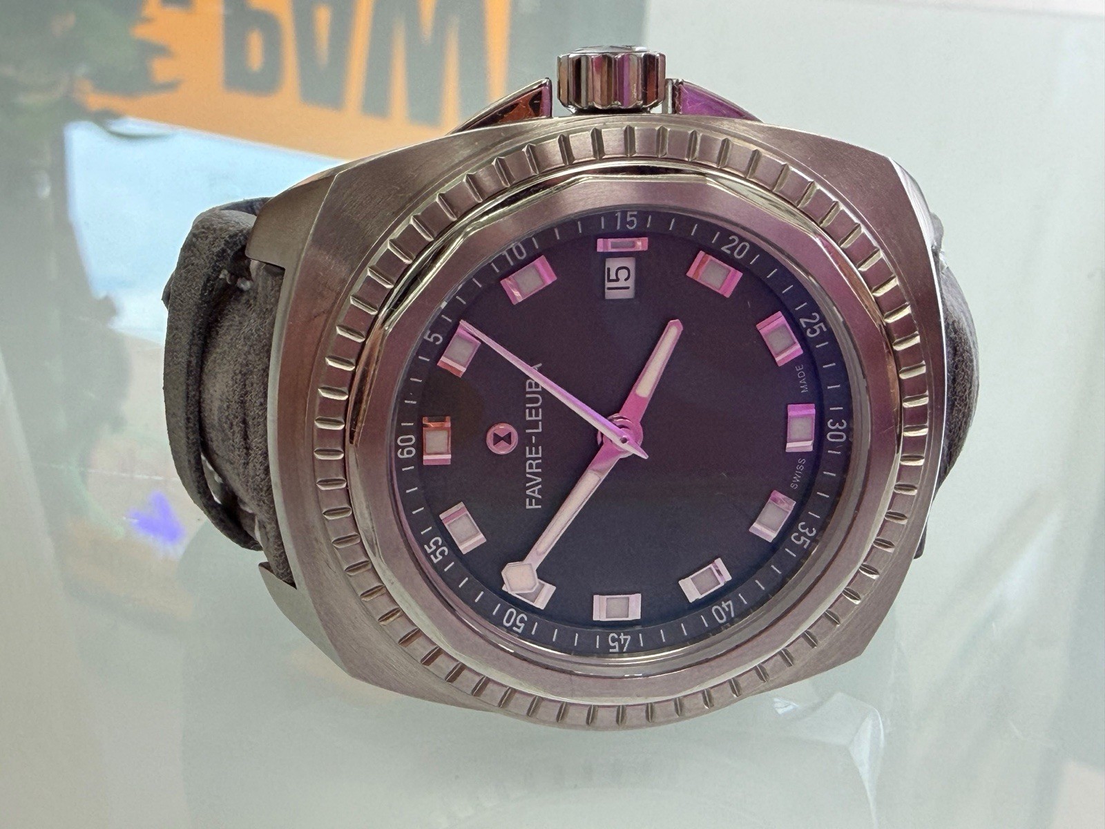 Favre-Leuba Raider Sea King 41mm Automatic Swiss Diver 300M Watch