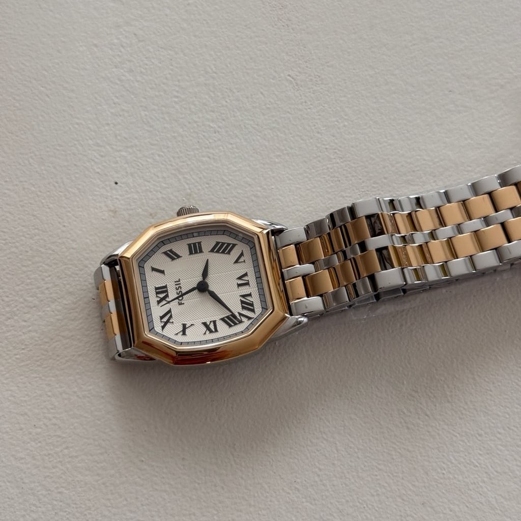 Fossil Harlow Three-Hand Two-Tone Stainless Steel Watch ES5362