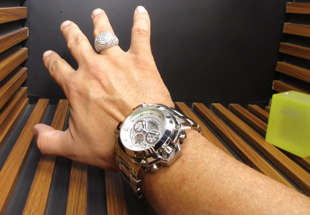 Invicta Coalition Forces Behemoth Men’s Watch 60mm, (Man of War) Steel 49772