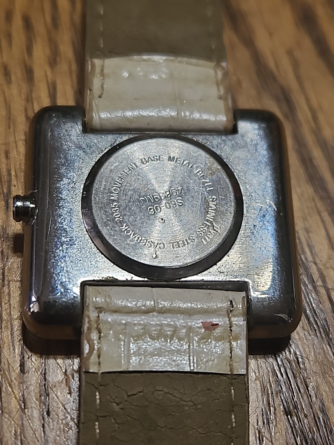 Vintage Massini Silver & Gold Tone Analog Wrist Watch