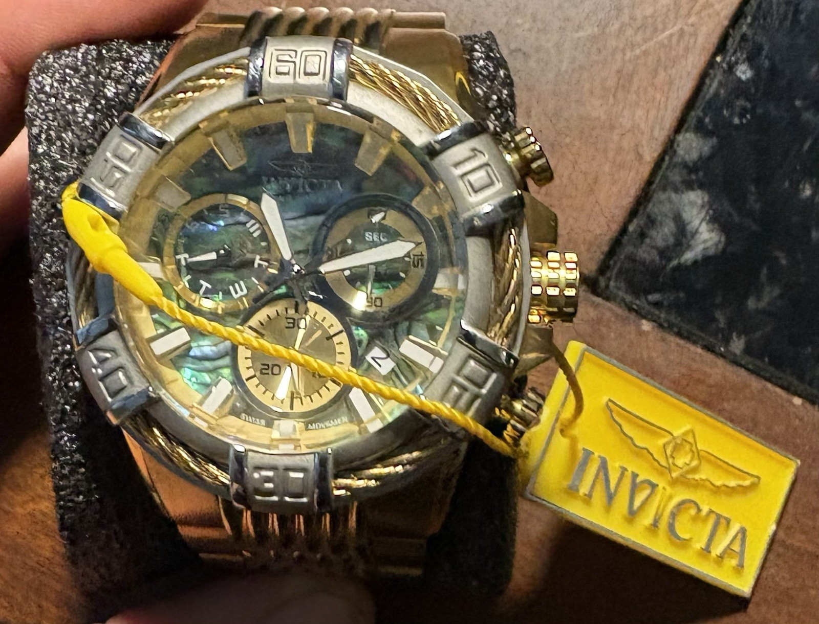Invicta Swiss Movement all stainless steel 100m water resistant model no. 26542