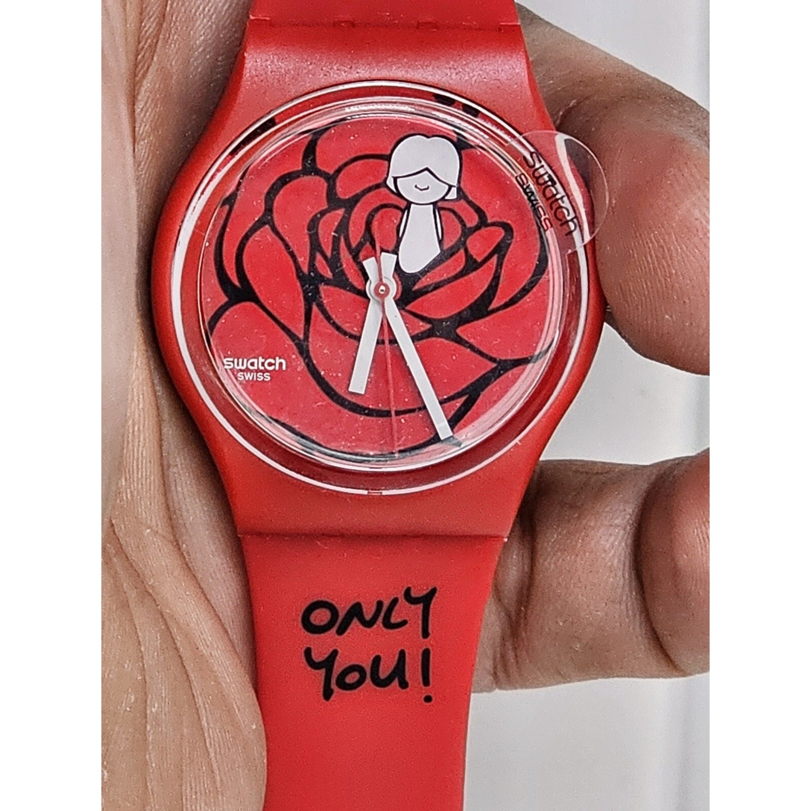 Swatch Red Watch Ref SZ5013 “Only You”