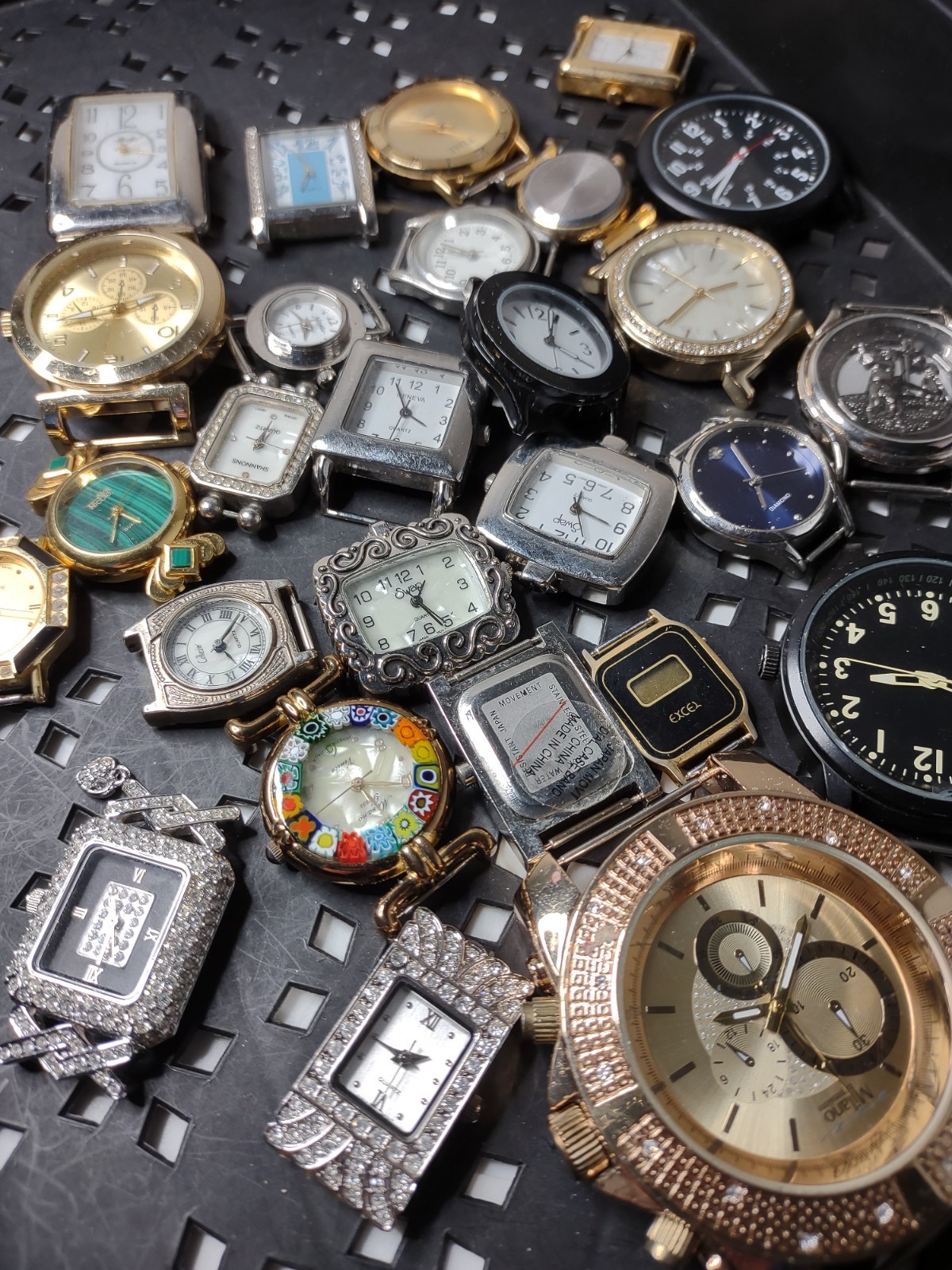 Lot Of Untested Watches No Bands Watch Lot STBAE