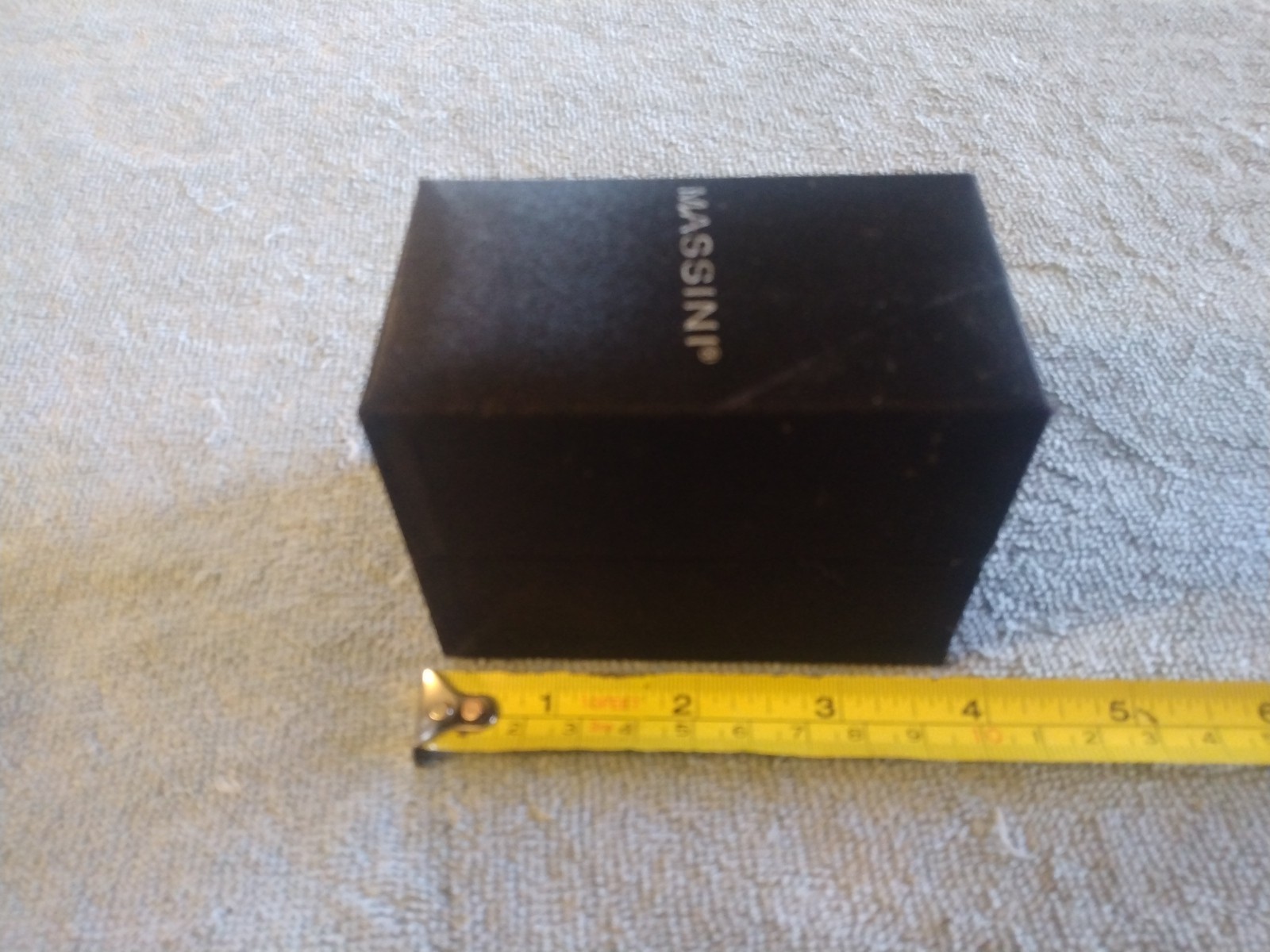 Vtg Massini Wristwatch Quartz Leather Band NIP