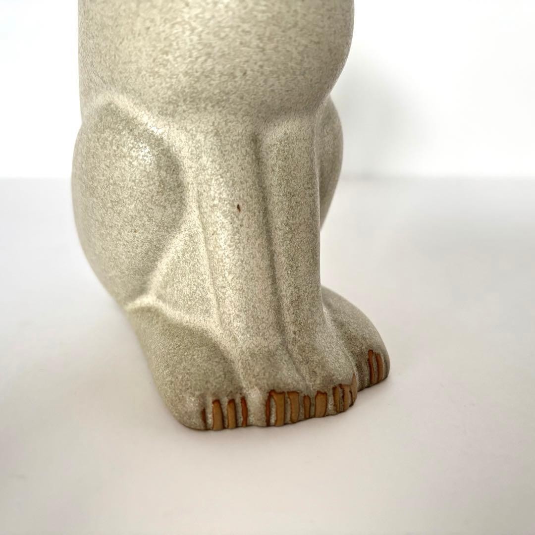 Lisa Larson Hare Figurine Jie Gantofta Sweden Ceramic Art Pottery Sculpture