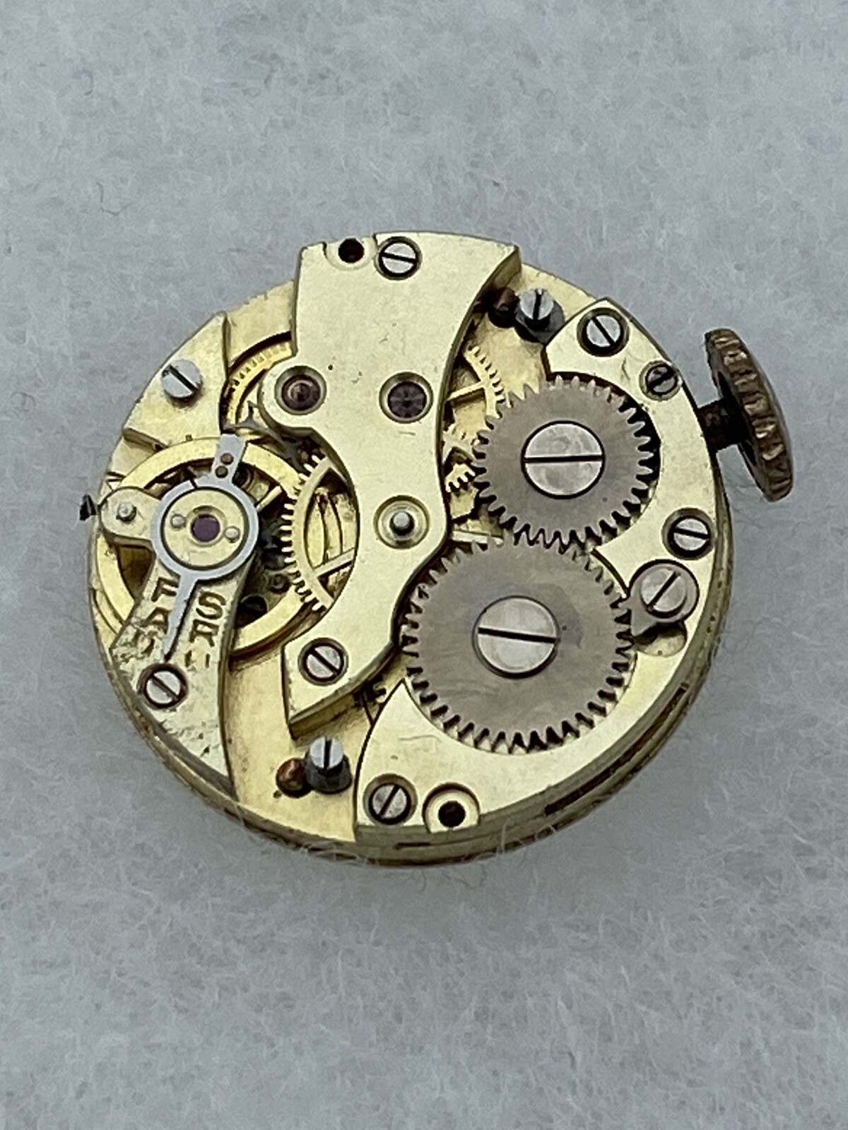 Vintage Watch No Makers Mark 1940s WWII? Walz Gold Double Case