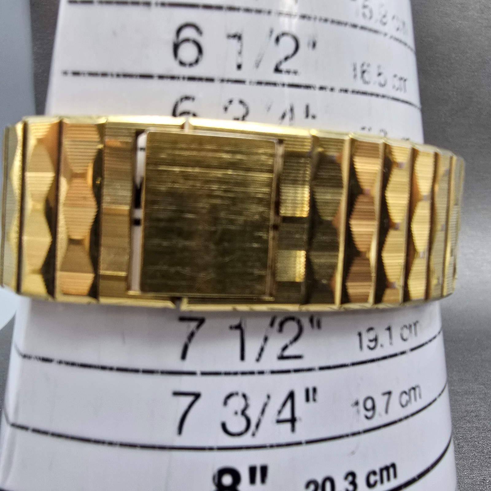 Wittnauer Tank Watch Men 24mm Champagne Dial Gold Tone Recatngle New Battery