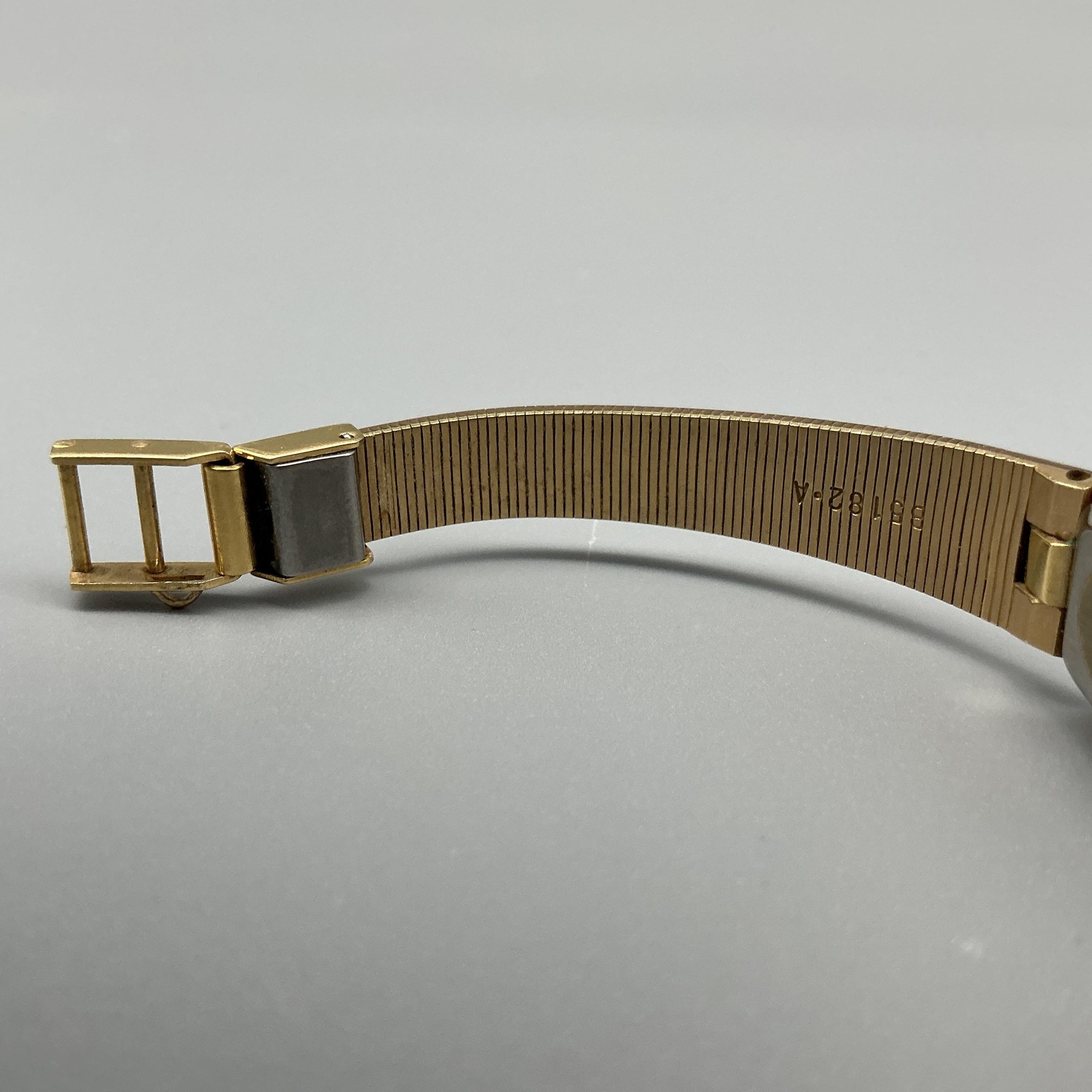 Vintage Seiko Womens Watch 13mm Gold Tone Rectangle 2E20-5139 New Battery 5″