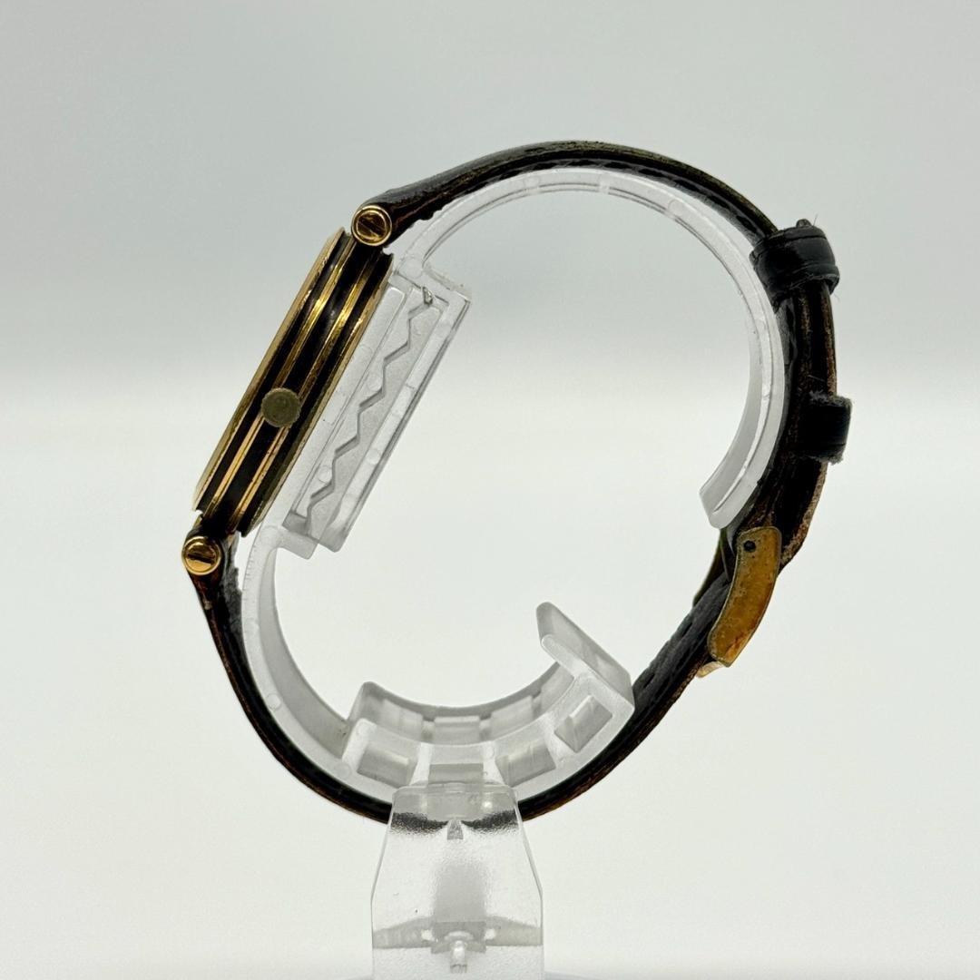 Working condition GUCCI watch, Sherry Line, black dial, quartz, 2 hands.