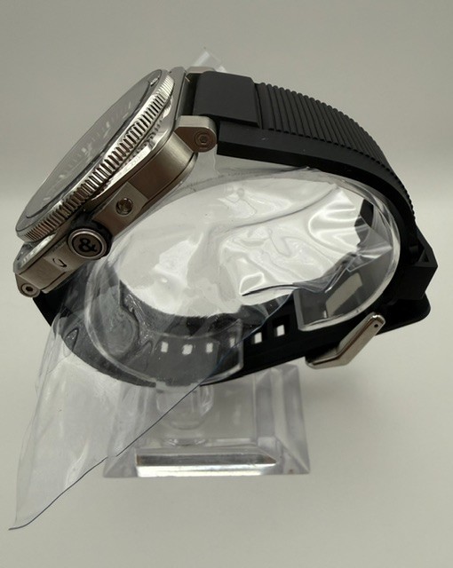 Bell & Ross BR 03-92 42mm Black/Silver Stainless Steel Case Black Rubber…
