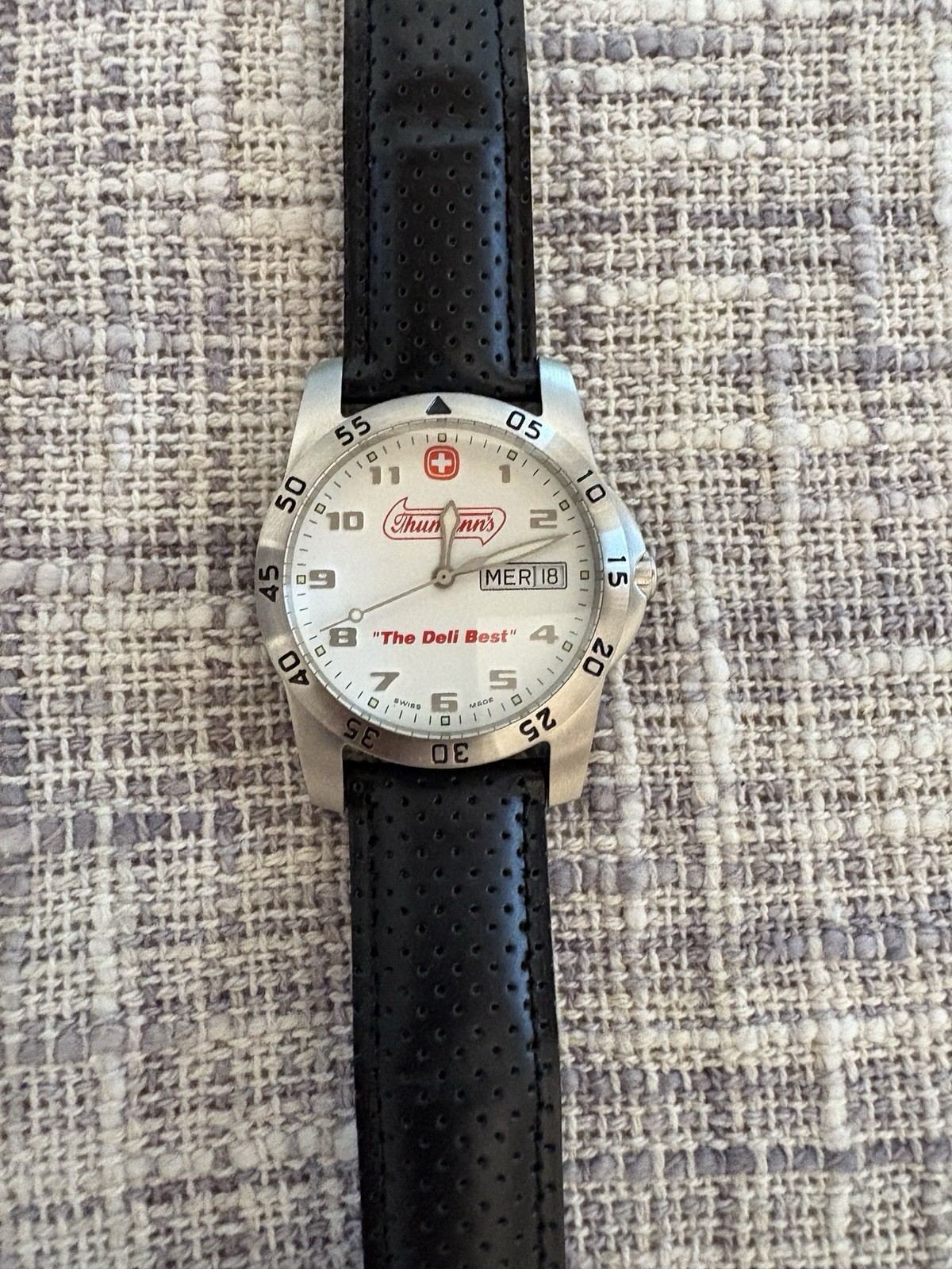 Wenger Vintage Watch Reference 7255X Swiss Made Needs Battery Read Description