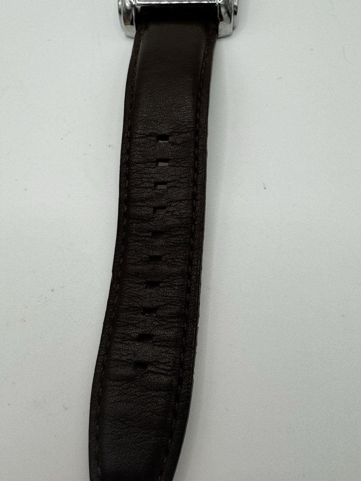 VTG Liz Claiborne Watch Large Dark Brown Wristwatch CLM1102 Analog needs battery
