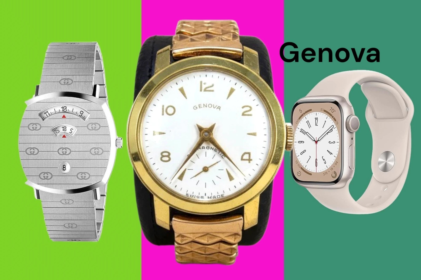 🔥 NOS GENOVA SWISS MADE, WOMAN’S MECHANICAL (MANUAL WINDING) 33MM WATCH