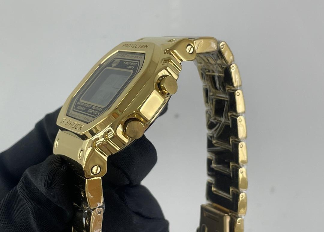 Casio G-SHOCK 5000 Series Gold Stainless Steel (New B&P)