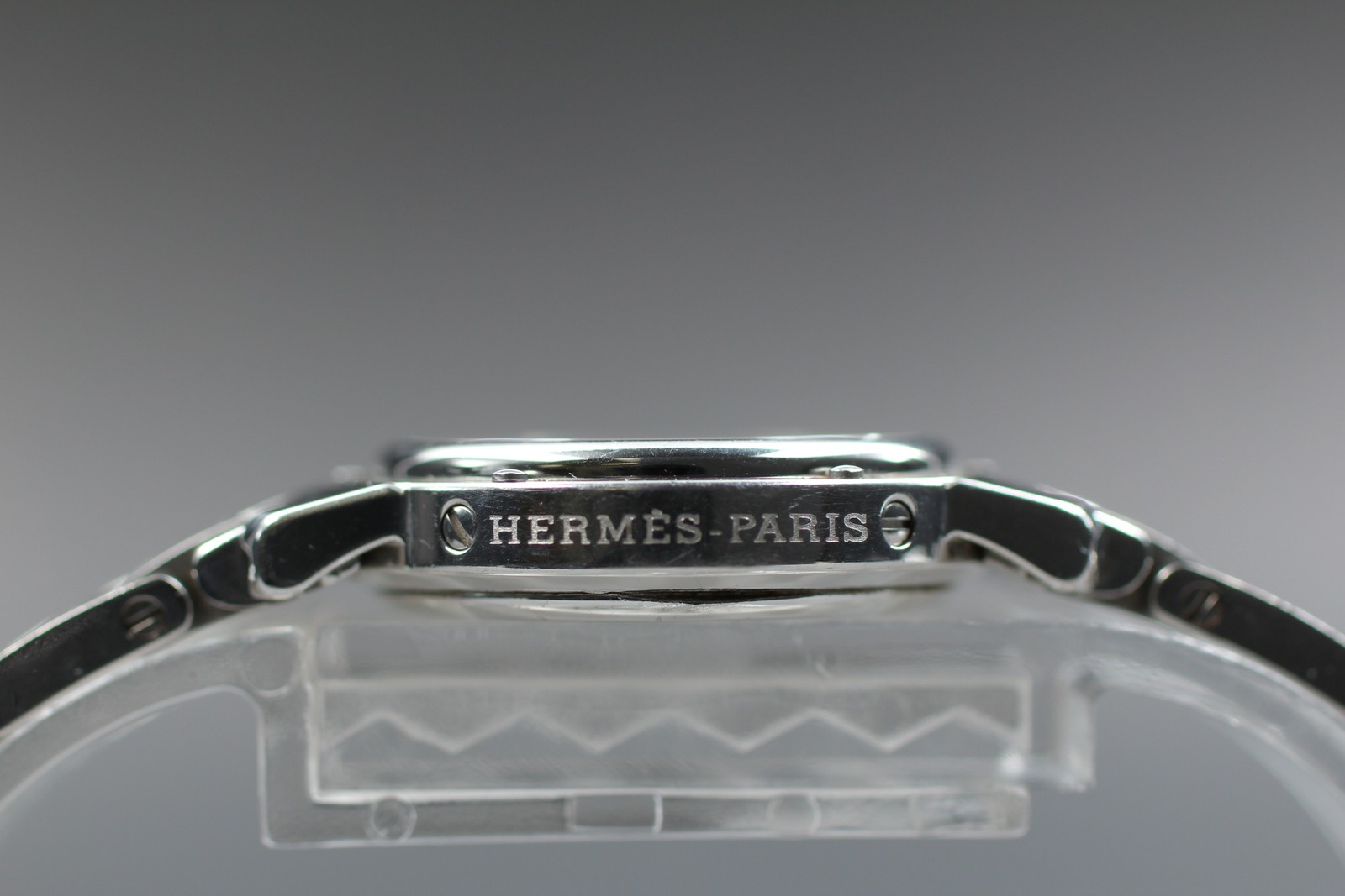 [ w/Box ] HERMES Clipper CL4.210 Pink Dial Quartz Swiss Made 24mm Women’s Watch