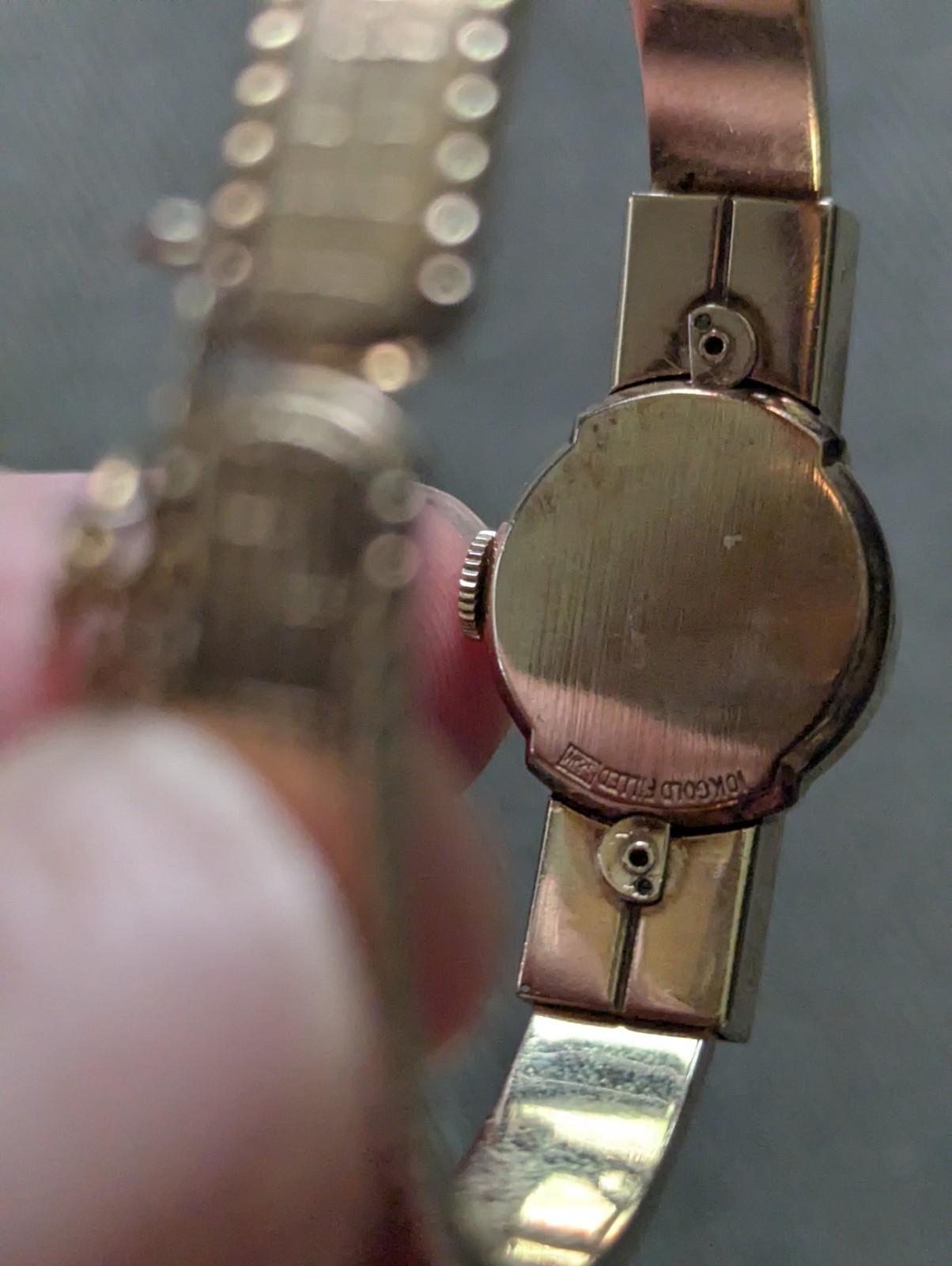 Vintage Wittnauer Womens Watch 13mm Cocktail 10K RGP Manual Wind bangle Band