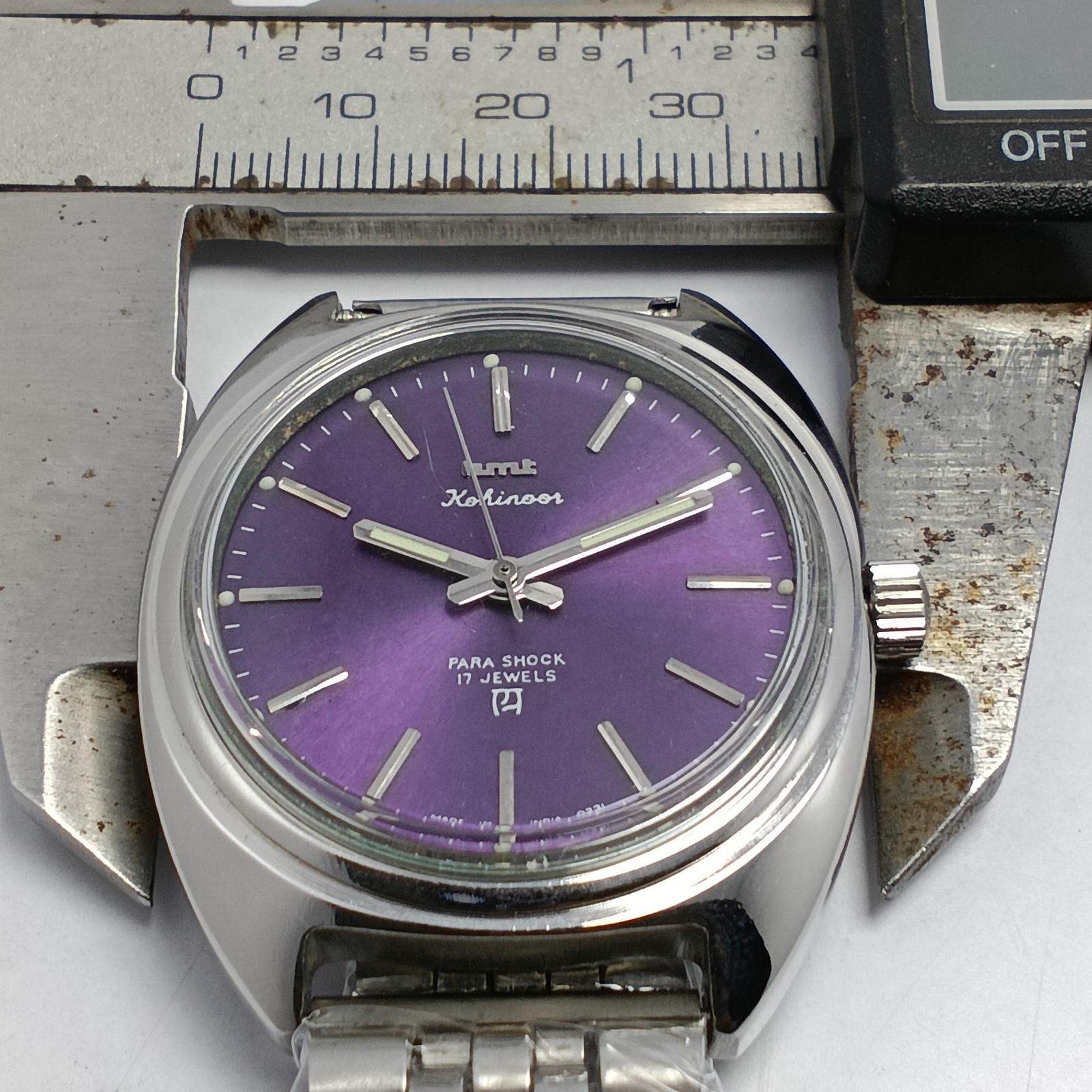 HMT Kohinoor 17 Jewels Hand Winding Wrist Watch For Men’s In Working Condition