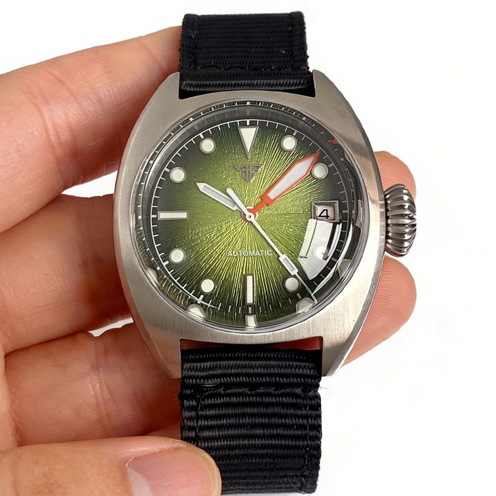 Tandorio 36mm Sapphire Glass Automatic Men’s Mechanical Watch For Miyota 8215