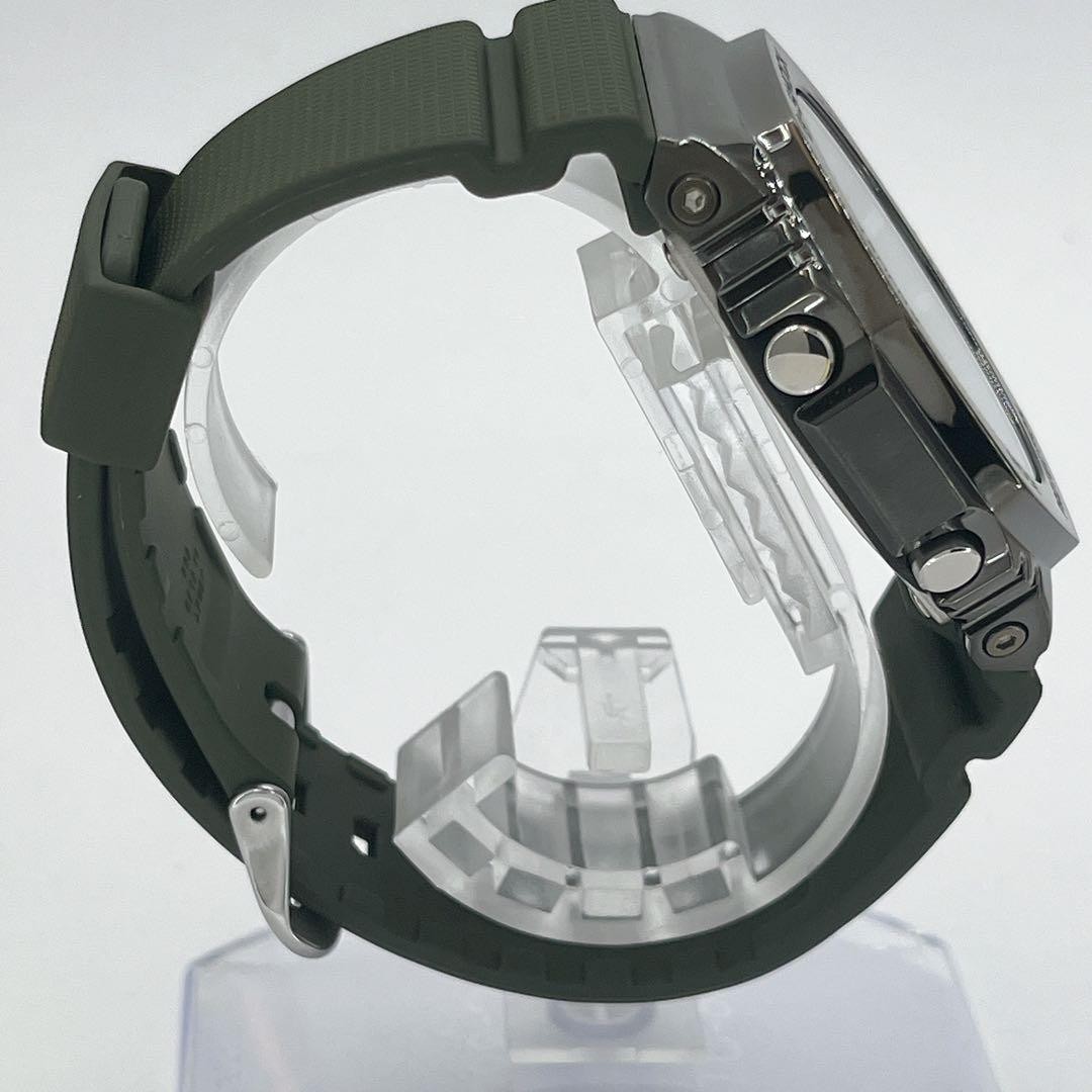 Excellent condition New battery G SHOCK GM 2100B Green Casioak Watch