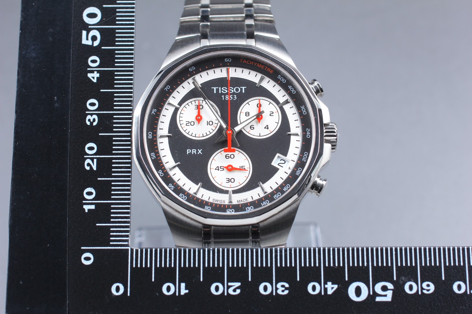 [ Box, Paper ] TISSOT PRX Chronograph T077417A Sapphire Crystal Swiss Made Watch