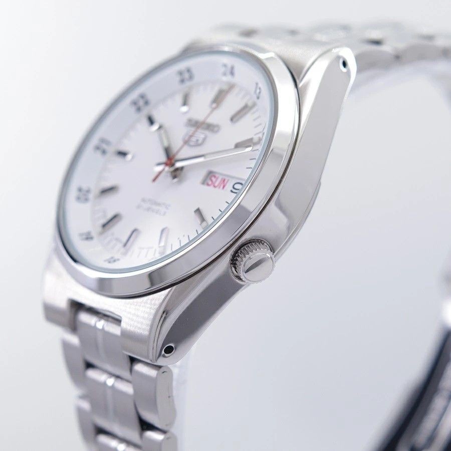 Seiko 5 Automatic 21 Jewels White Dial Japan Made Analog SNK559J1 Men’s Watch