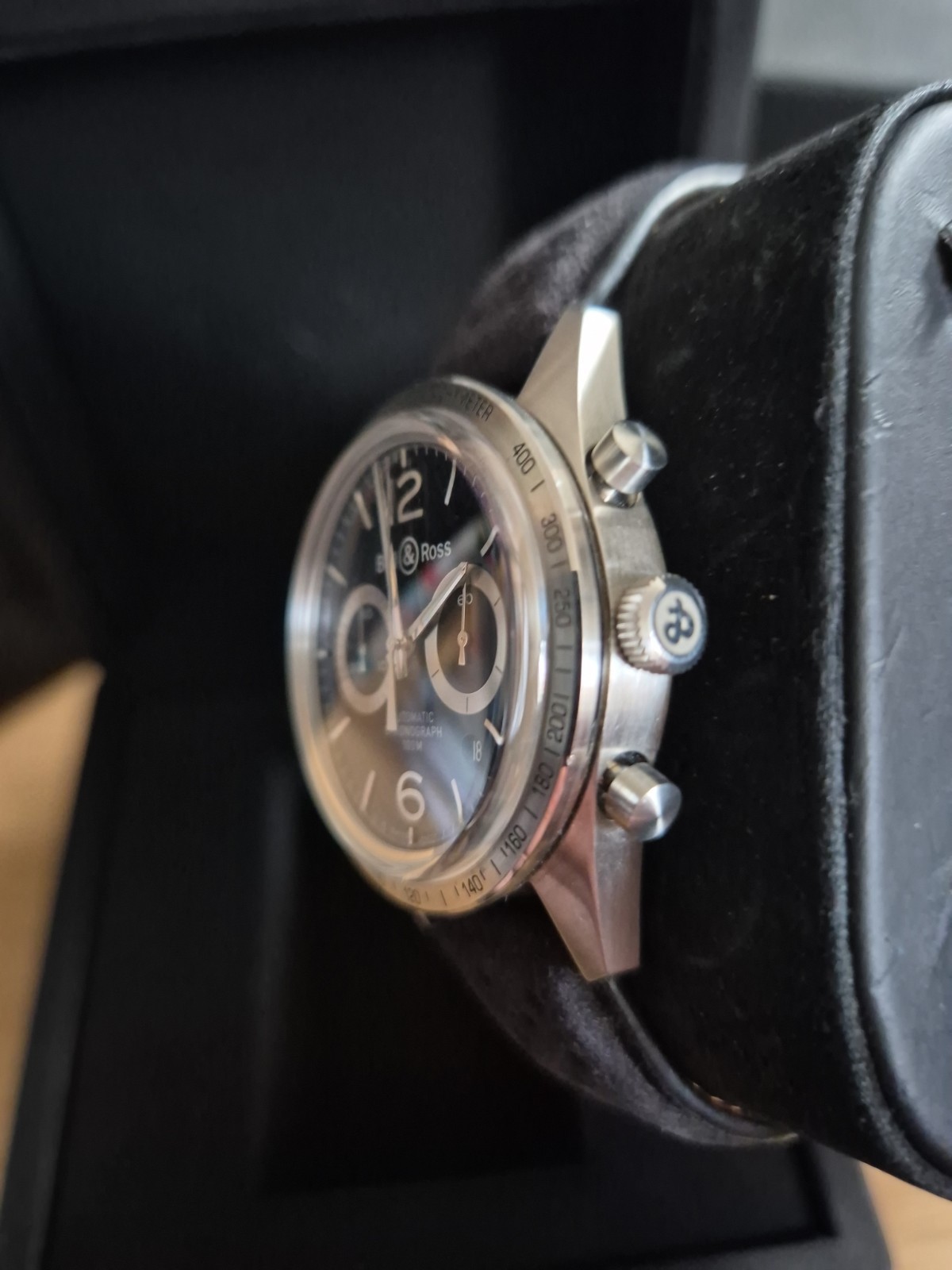 Bell & Ross Heritage Chronograph Stainless Steel Watch BR 126-94-SS (Box Only)