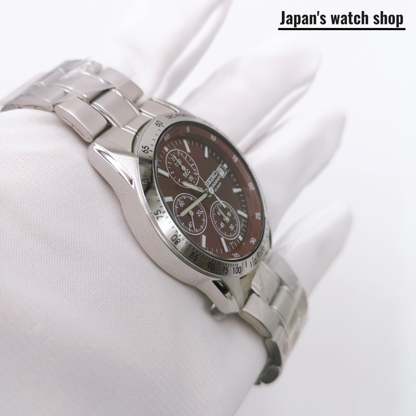SEIKO SEIKO SPIRIT SBTQ045 Chronograph Men’s Watch 10 BAR Red New in Box