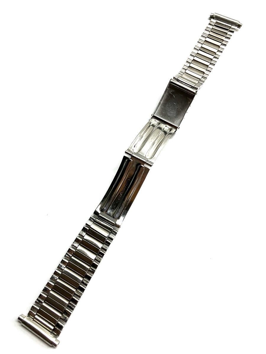 Stainless Steel Belt for Wristwatch Vintage Item 16.5 21mm Length Approximately