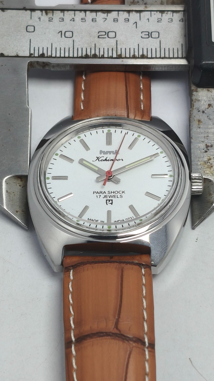 HMT Kohinoor 17 Jewels Winding Wrist Watch For Men’s In Working Condition
