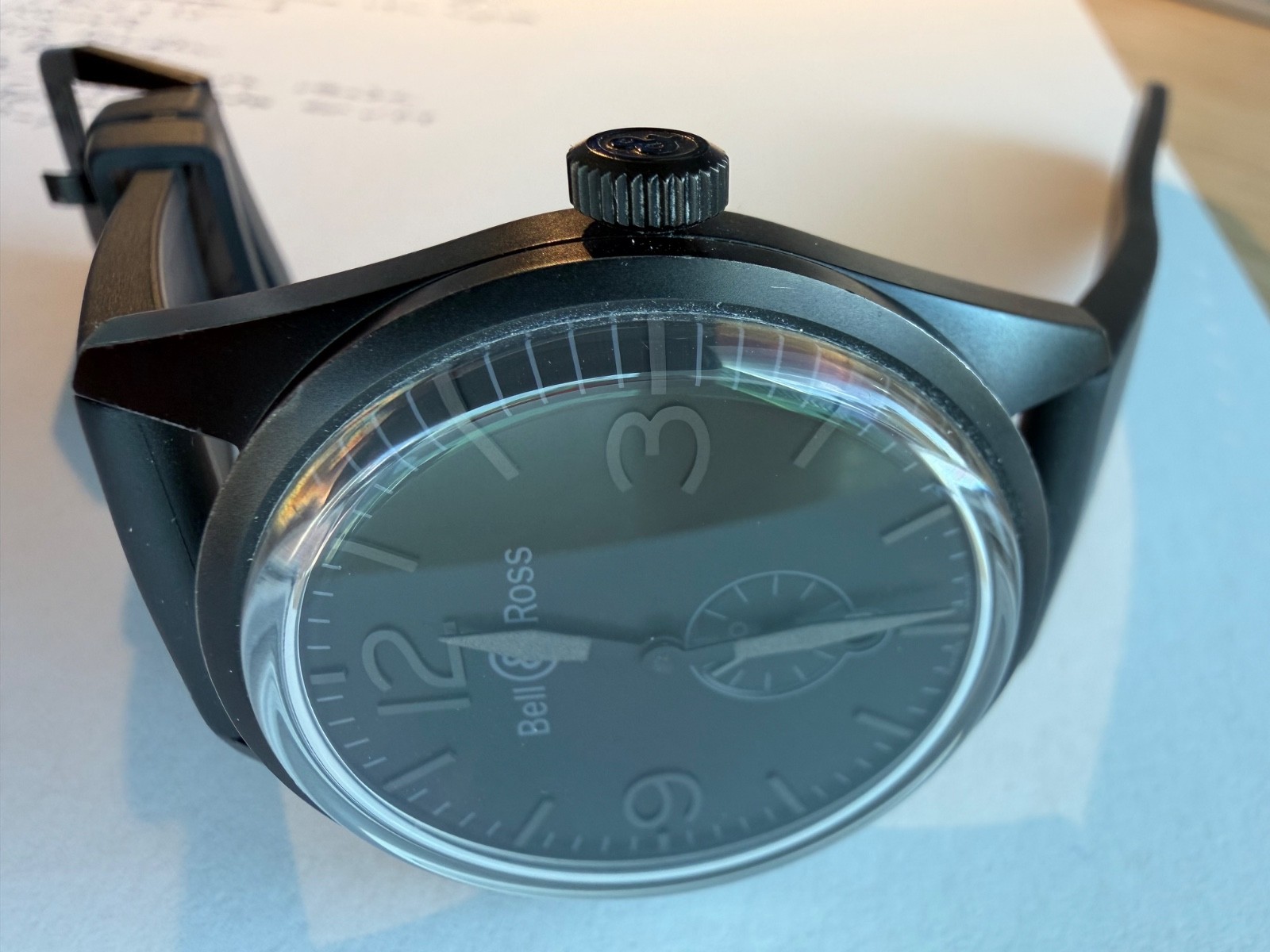 Bell Ross watch BR 123 Vintage Phantom