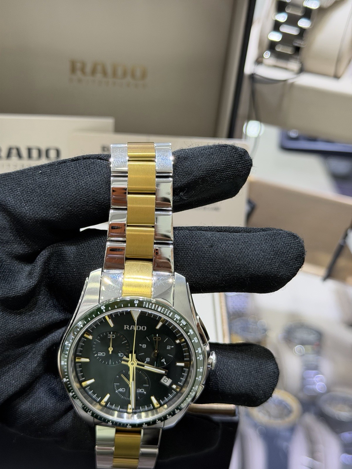 Rado Herren/Unisex Uhr HyperChrome Chronograph Ref. R32259323