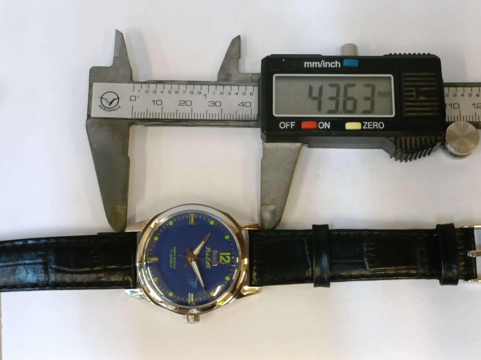 REFURBISHED HMT PILOT 17J WINDING BLUE DIAL 0231 INDIA MEN’S WORKING