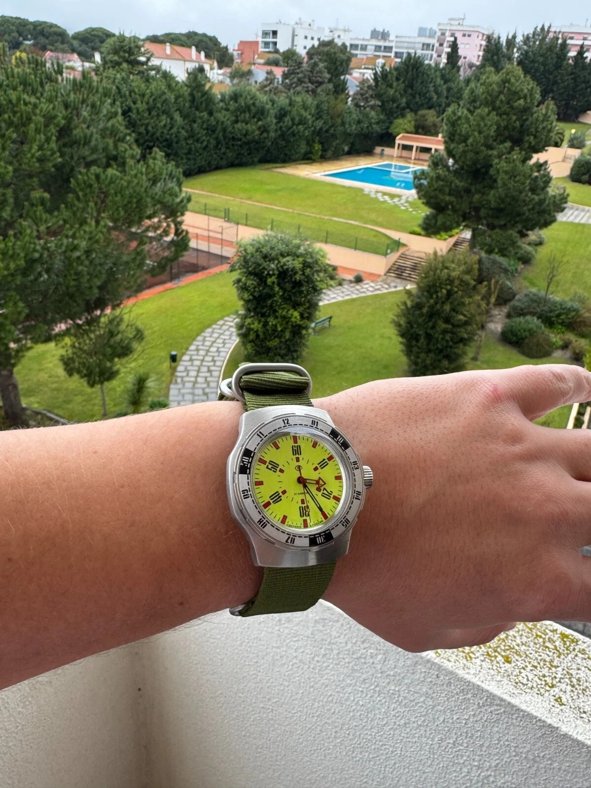 Vostok Amphibia 16032V Watch Automatic Pripyat Chernobyl USA Seller