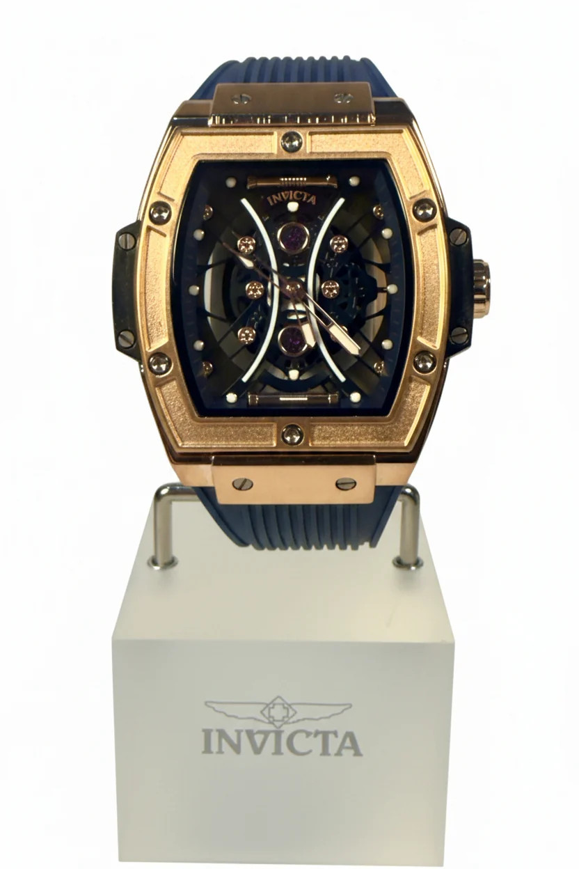 69846 Invicta S1 Rally Mens 50mm Skeleton Dial Silicone Automatic Watch