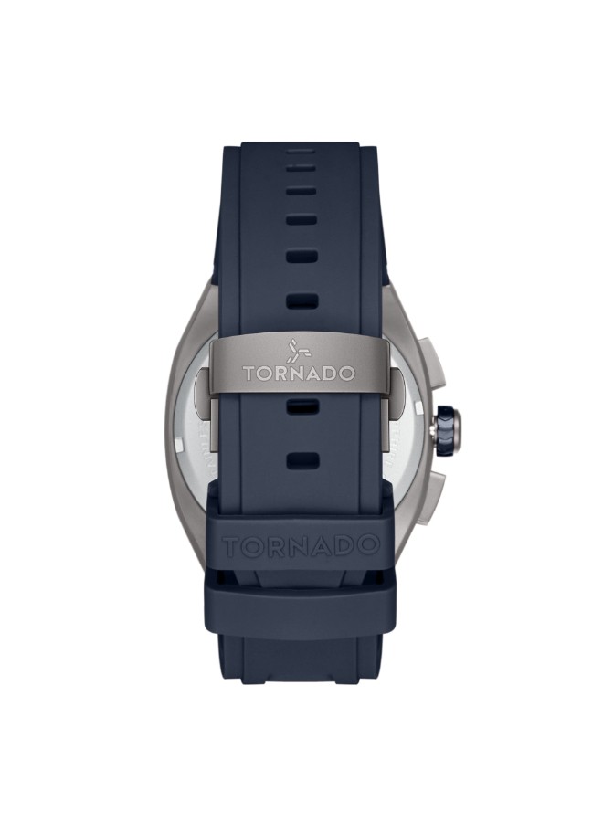Tornado Aristocrate Men’s Chronograph Watch | Blue Dial, 42mm, 100 m (10 ATM)
