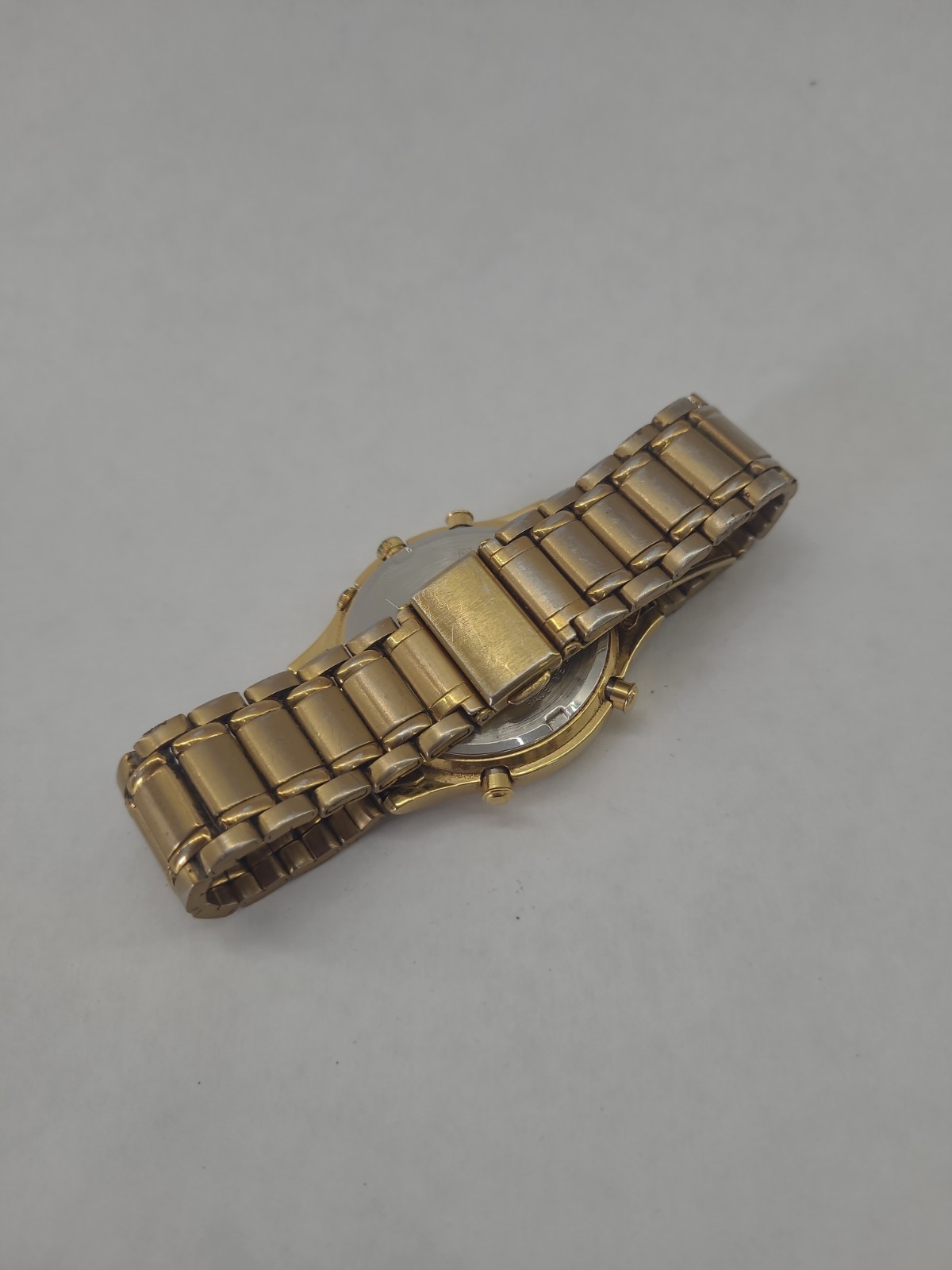 Vintage Seiko 5T52-6A29 World Timer GMT Alarm Gold Tone 37.5mm Watch