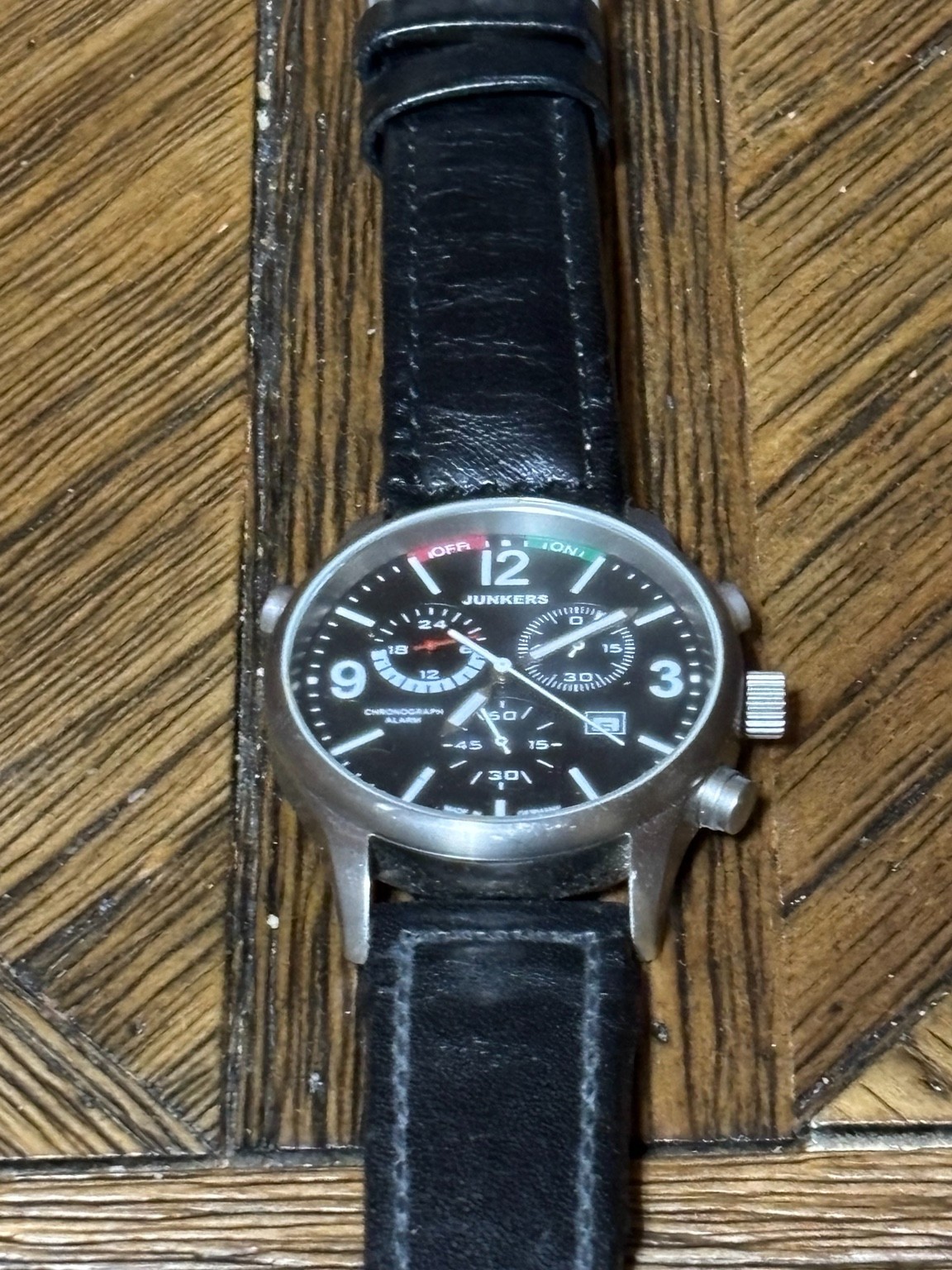 Junkers – World Flight Records G-38 – Chronograph – Quartz Model No. 6296-2