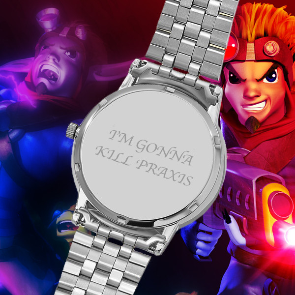 Jak 2 Game Disc Engraved Wrist Watch