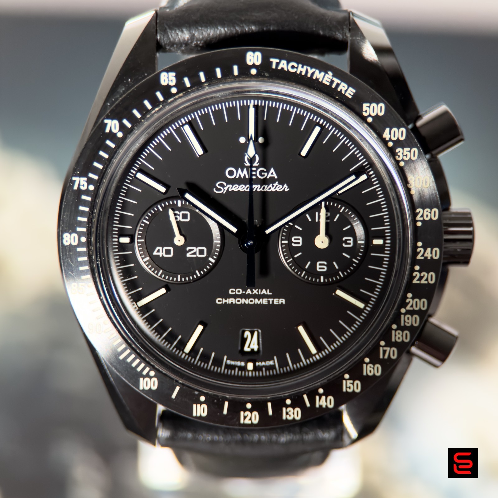 OMEGA Speedmaster Dark Side of the Moon 311.92.44.51.01.004 Pitch Black, B & P