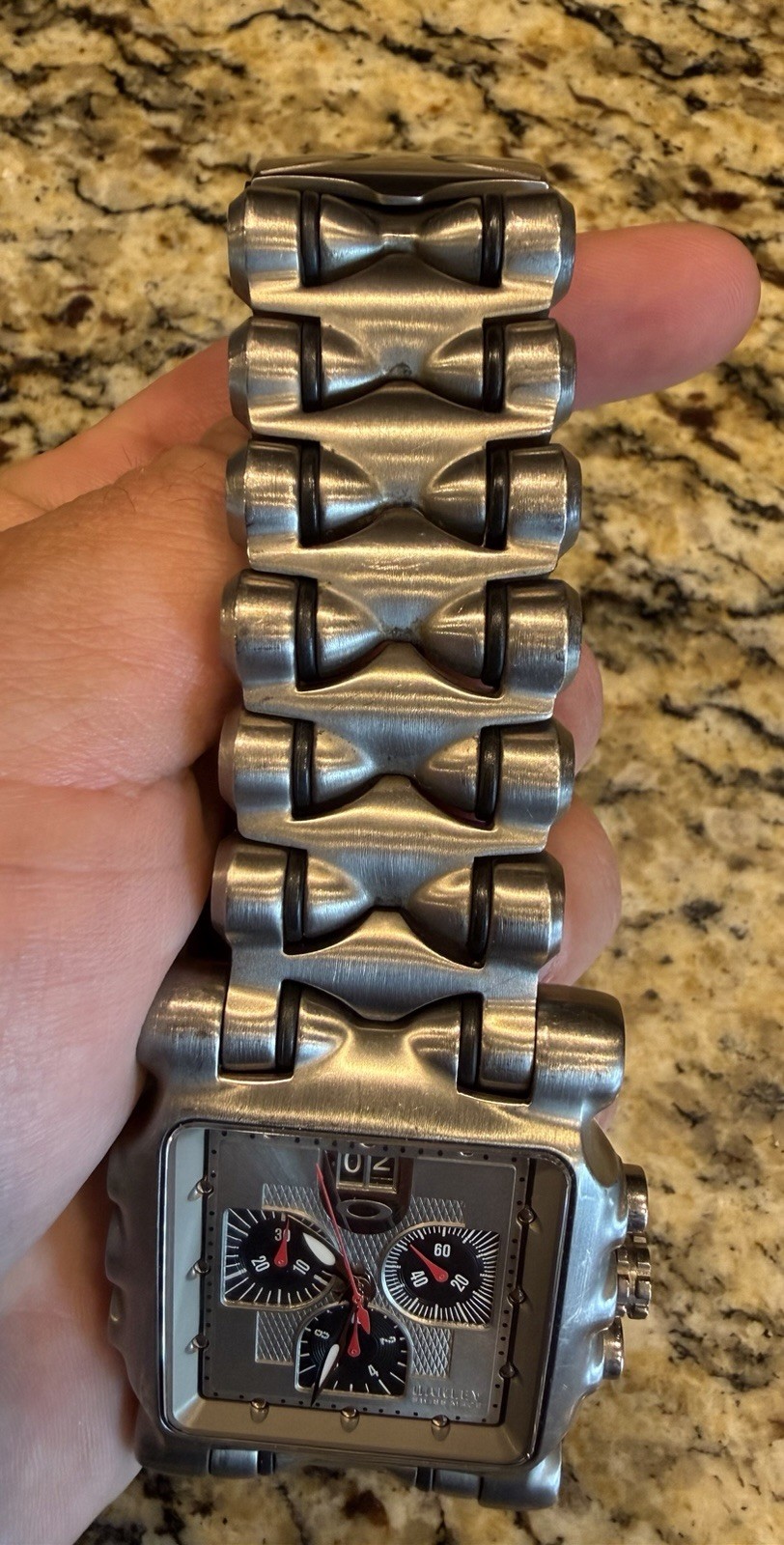 Oakley Minute Machine Time Tank Titanium With Box And All Accessories