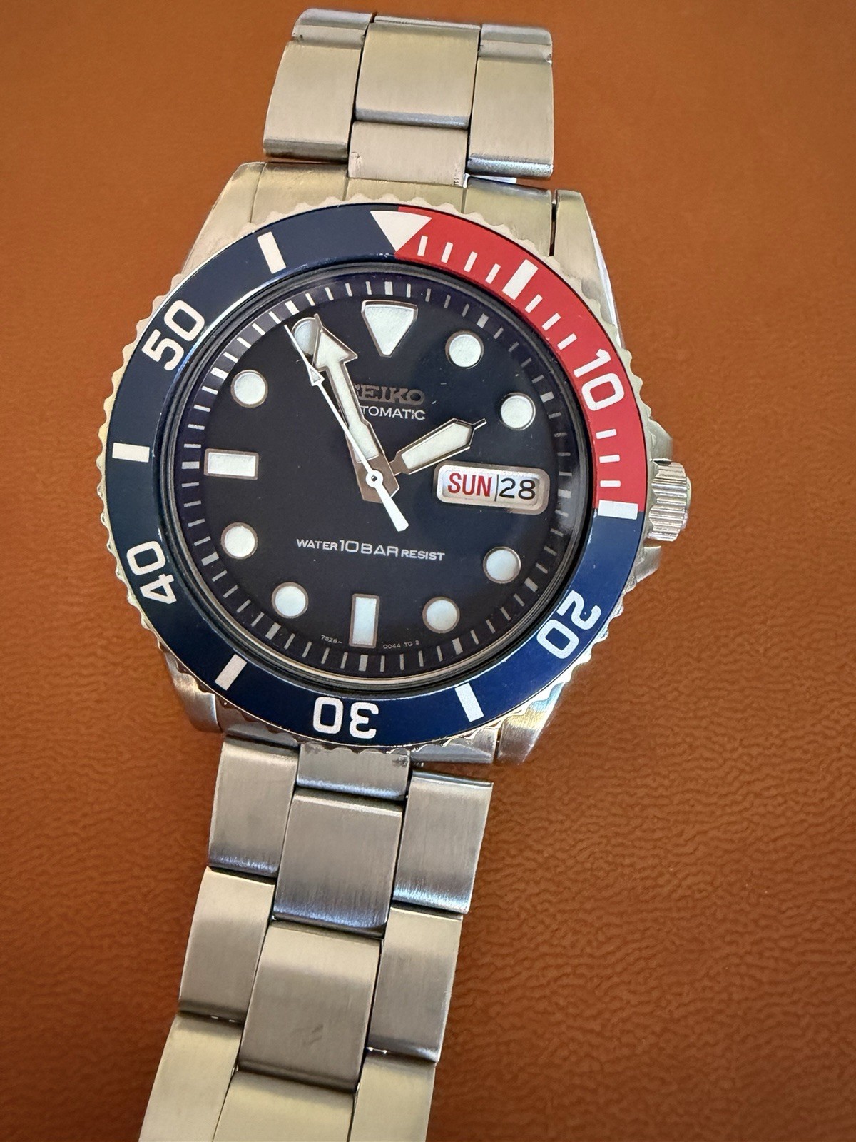 Seiko 7S26-0040 SKX033 Automatic Pepsi Watch