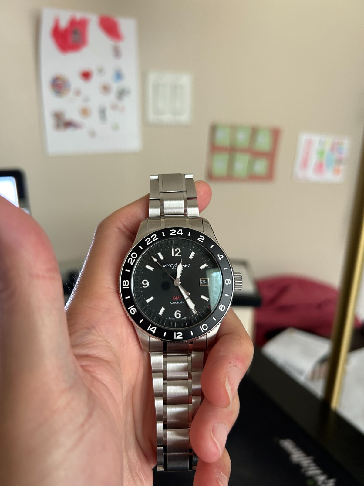 Montblanc 1858 Black GMT Automatic Watch