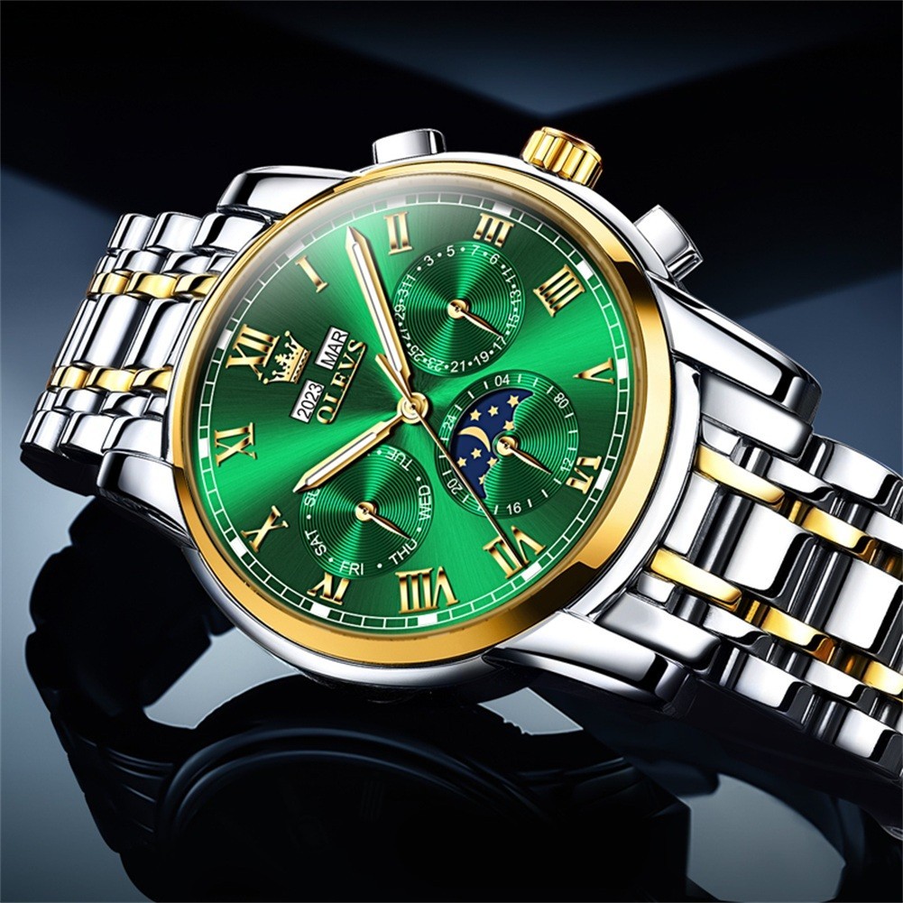 OLEVS 6692 Stylish Multi-functiom Gents Fashion Business Male Mechanical Watch