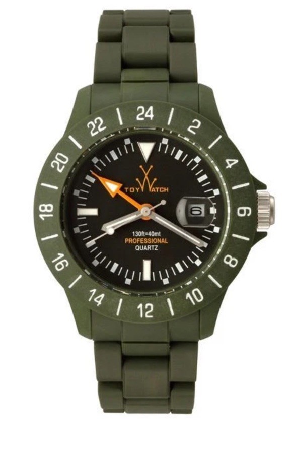 Toy Watch JET01HG Men’s Jet Lag Hunter Green Plasteramic F1165